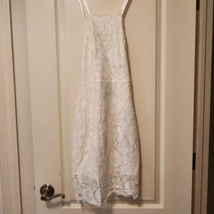 Lulu ribbon strappy dress xsmall off white